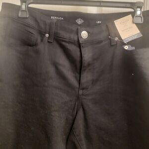 St John's Bay Black Bermuda Shorts
